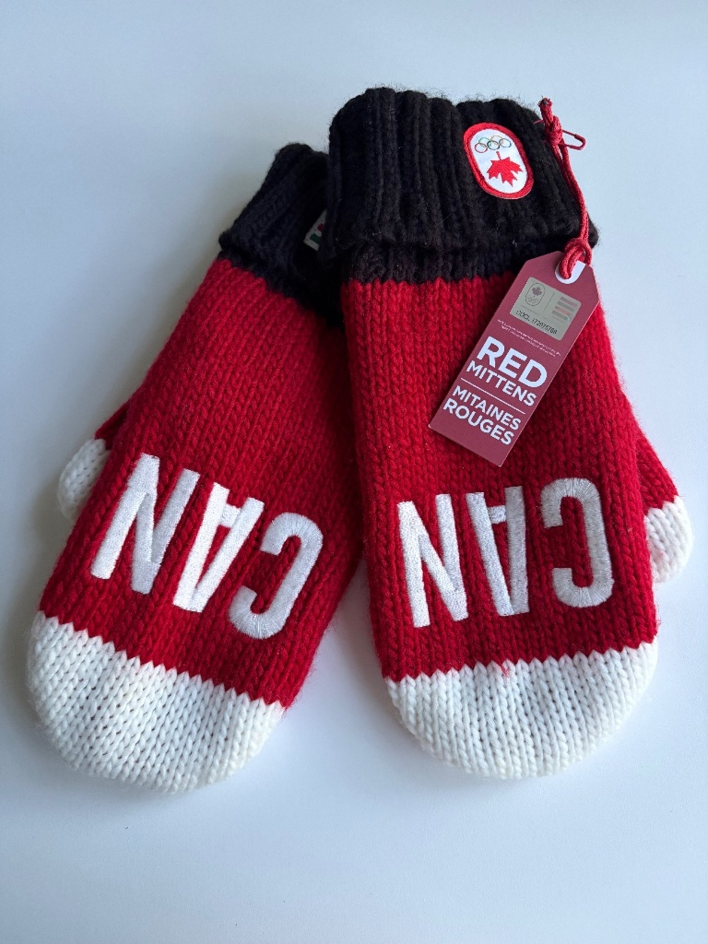 Hudson's Bay Team Canada Olympic Red Mittens